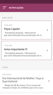 Portal do Aluno android App screenshot 3