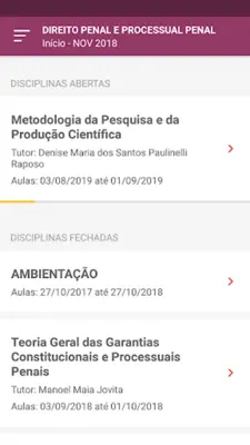 Portal do Aluno android App screenshot 5